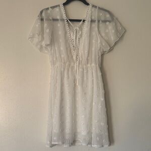 SHEIN White Floral Mini Dress